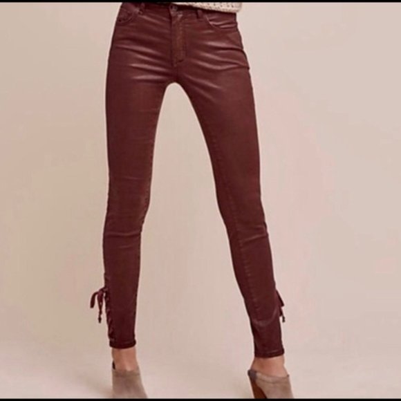 Pilcro Anthropologie leather pants - Picture 1 of 2